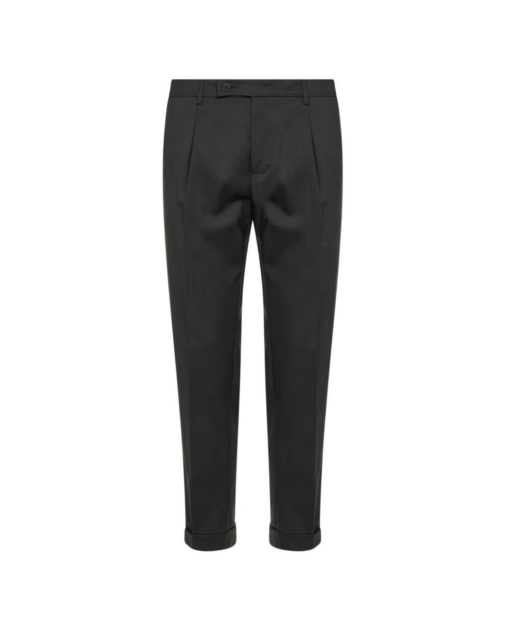D4.0 Black Pantalon À Plis for men