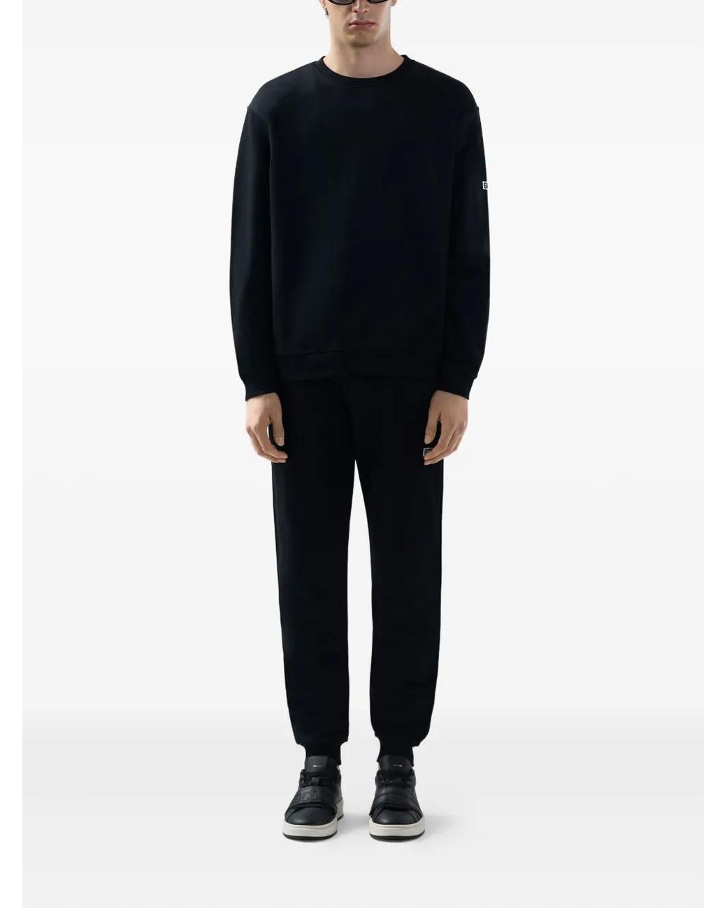 Gcds Black Drawstring-Waist Pants for men