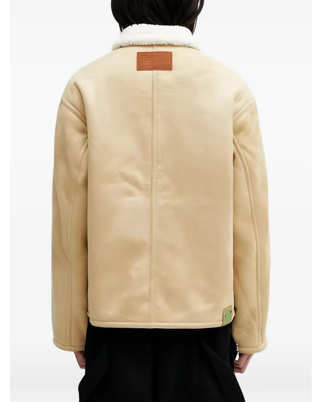 Aape By A Bathing Ape Natural Appliqué Collar Jacket for men
