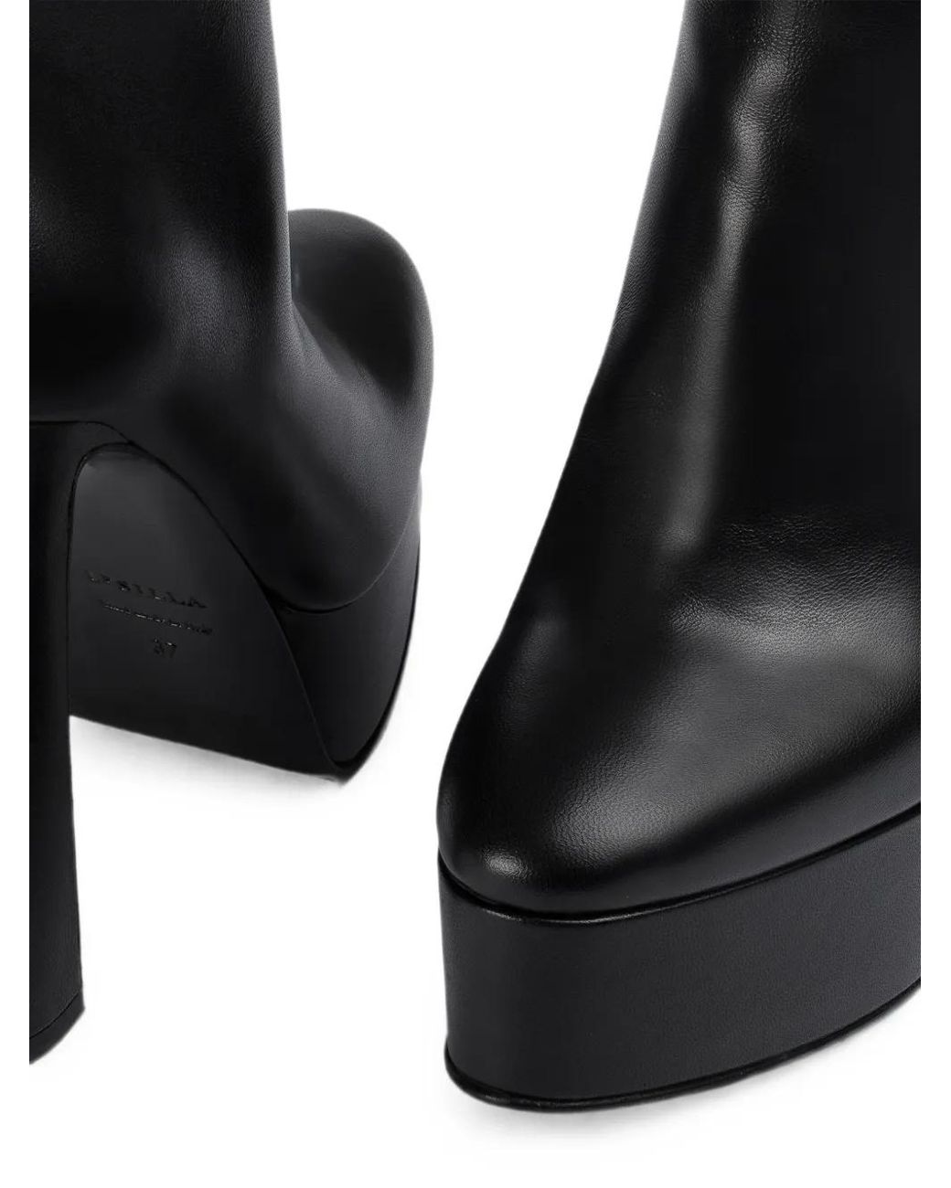 Le Silla Black Bottines Nora À Plateforme