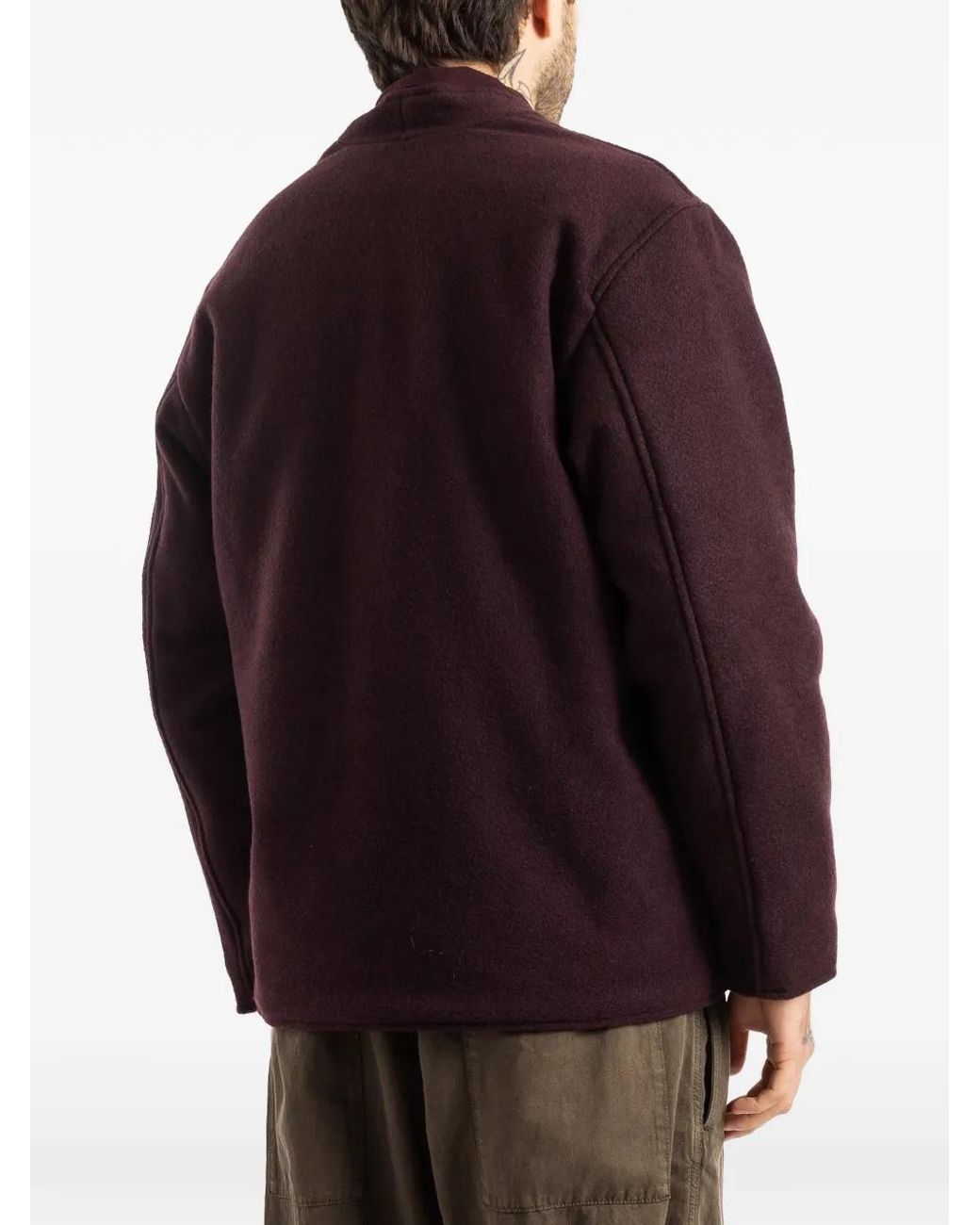 Casey Casey Purple Killian Cashmere Jacket for men