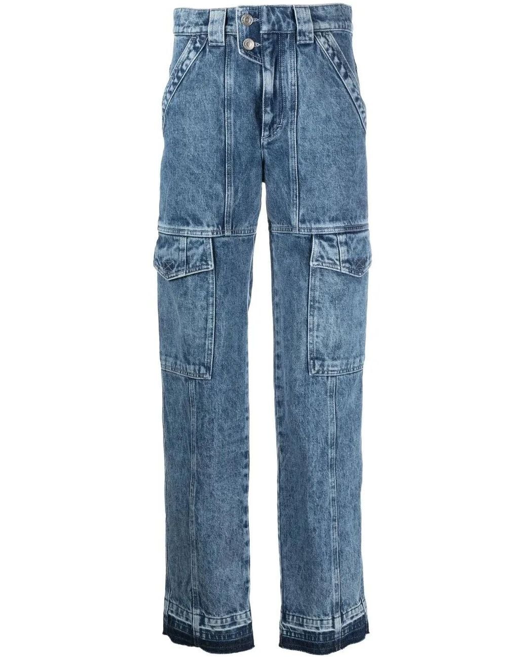 Isabel Marant Blue Vayoneo Pants Clothing