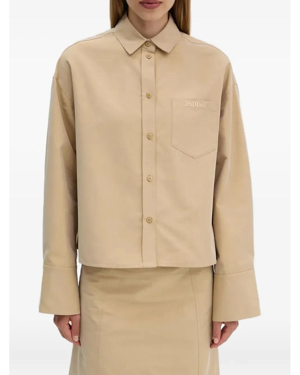 Day Birger et Mikkelsen Natural Pocket Buttoned Shirt
