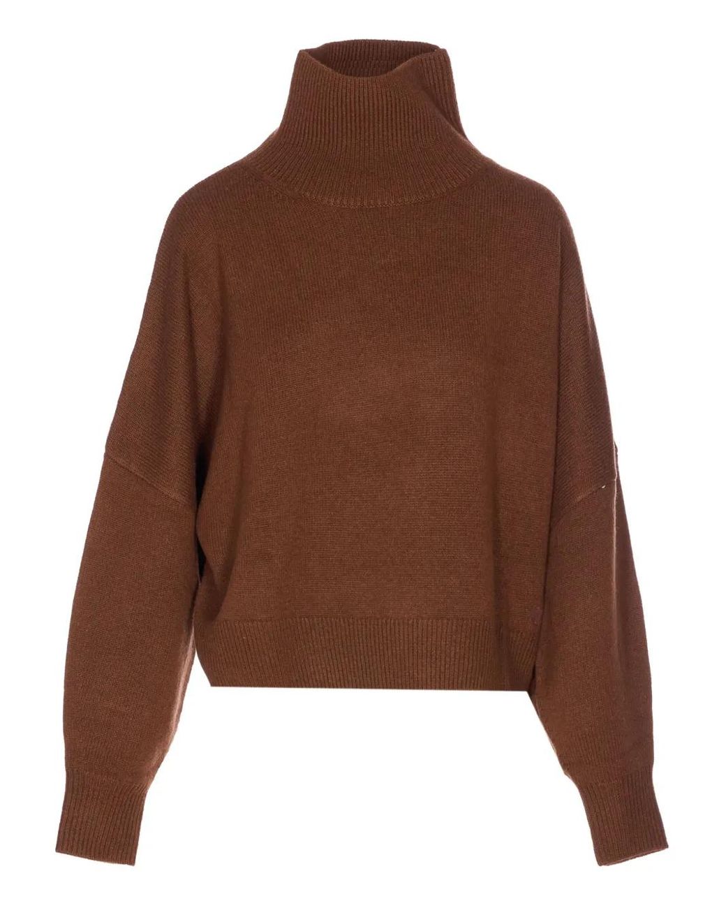 Loulou de Saison Brown Luke Turtleneck Sweater