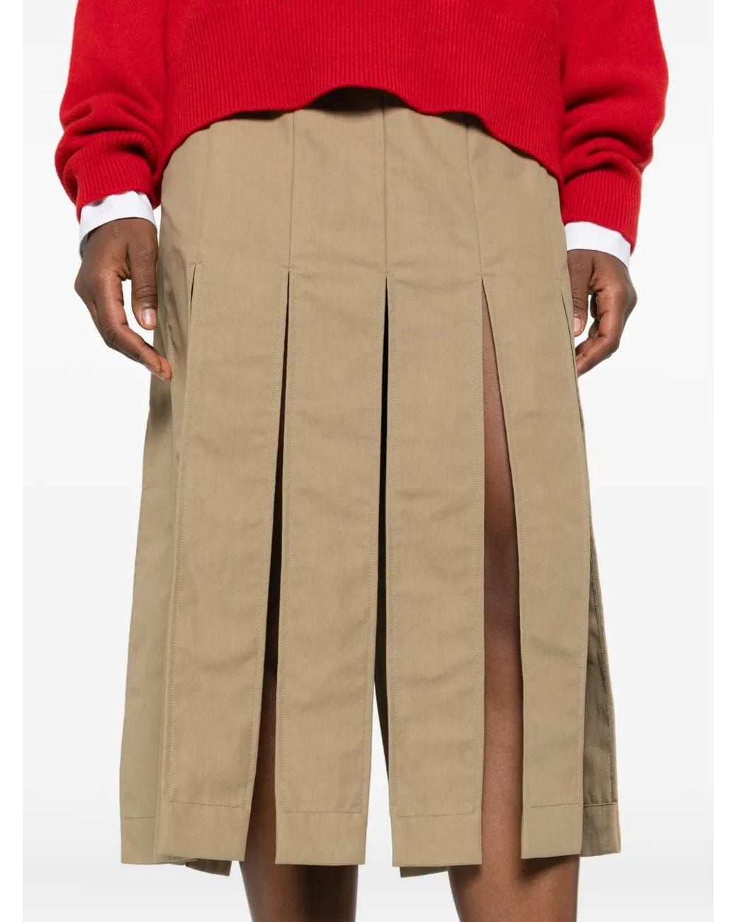 Simone Rocha Rok Met Split in het Natural