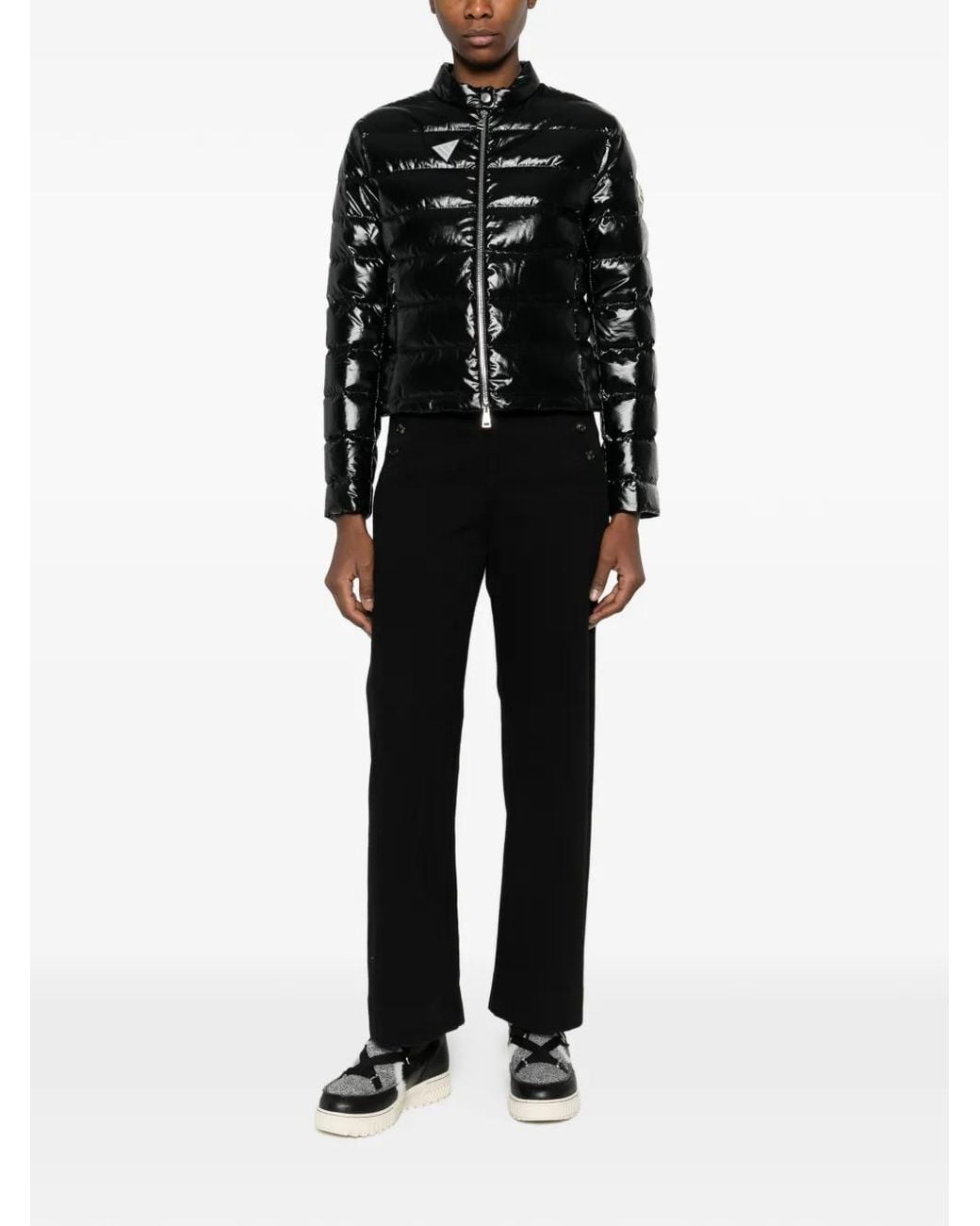 Moncler Black Papillon Padded Jacket