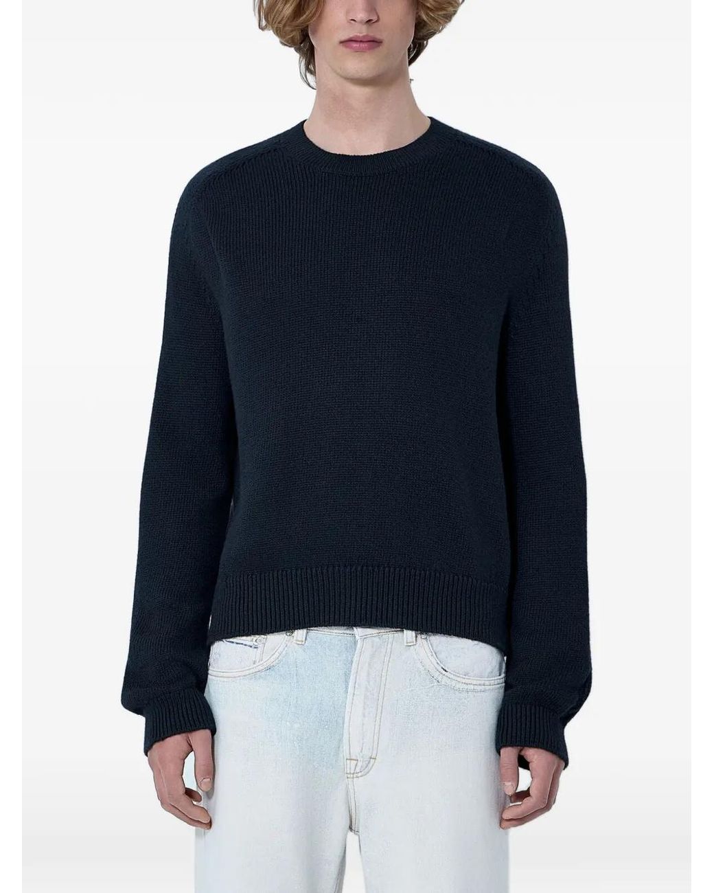 Our Legacy Blue True Long-Sleeve Sweater for men