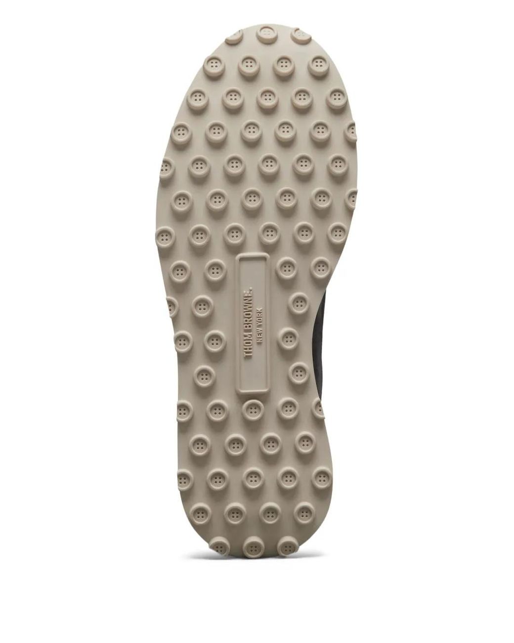Thom Browne Black Double Tech Nylon Alumni Sneakers for men