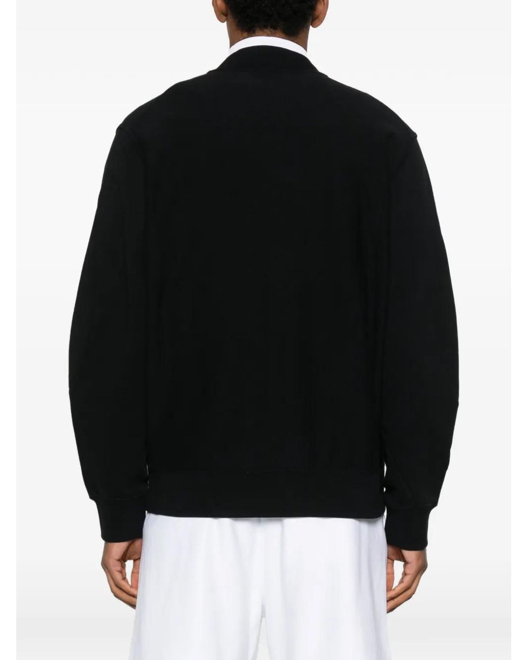 Givenchy Black Buttoned Bomber Jacket for men