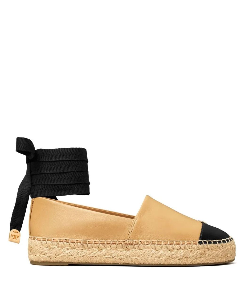 Tory Burch Black Colourblock Espadrilles