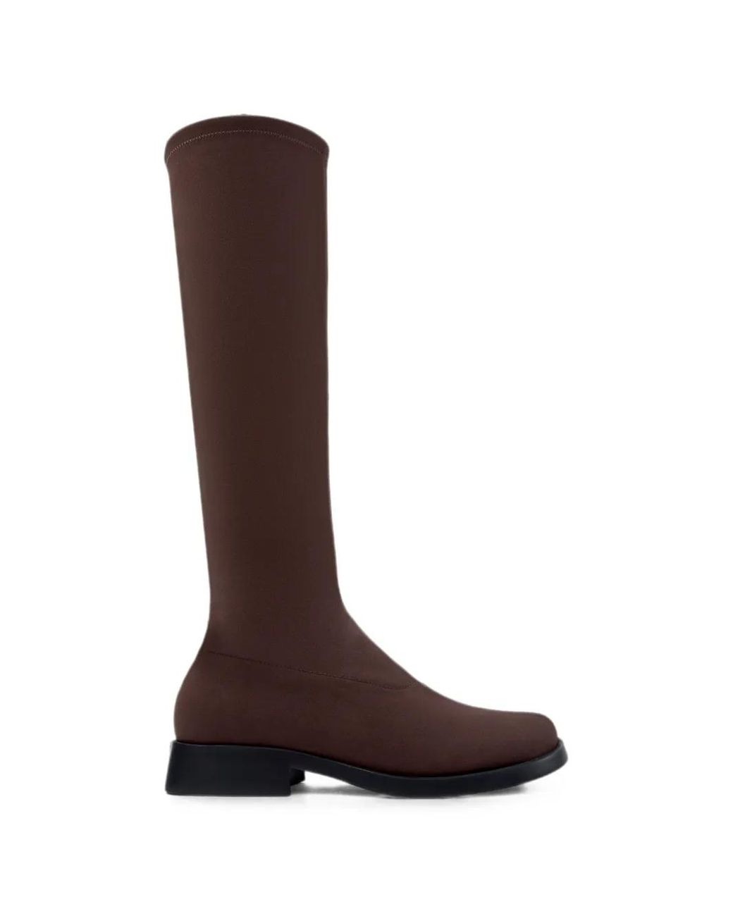 Camper Brown Knee-High Stretch Boots