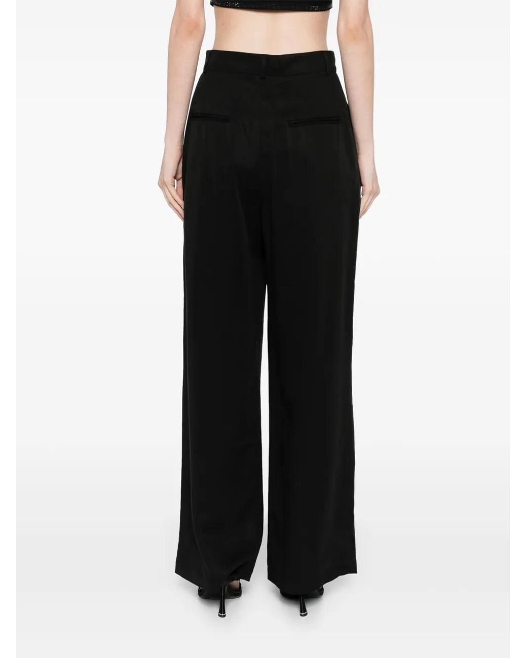 Reformation Black Mason Trousers