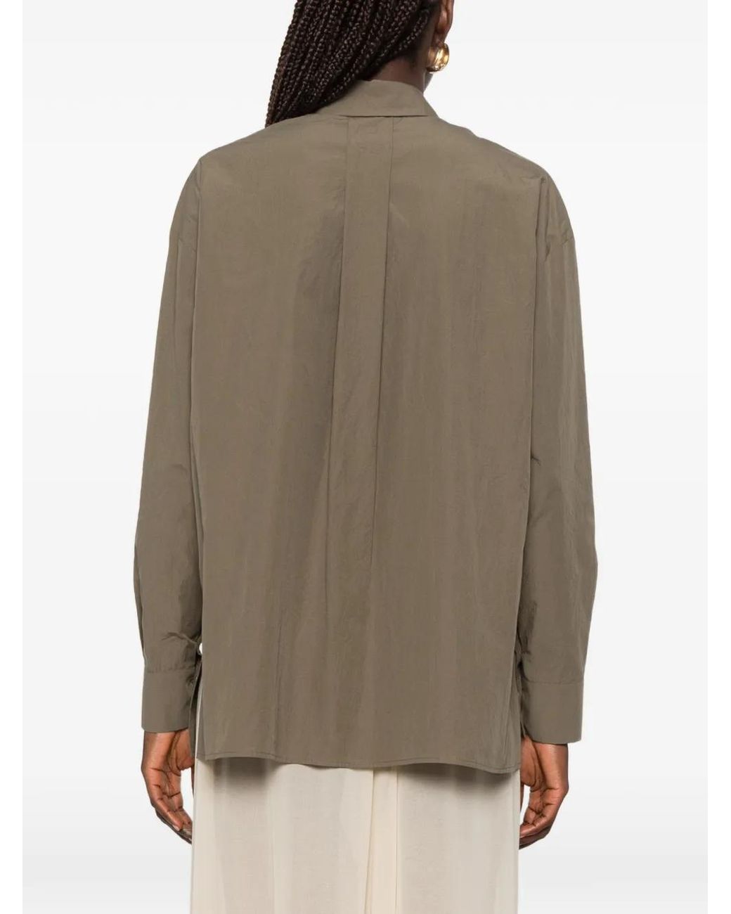 PT Torino Natural Button-Up Long-Sleeved Shirt