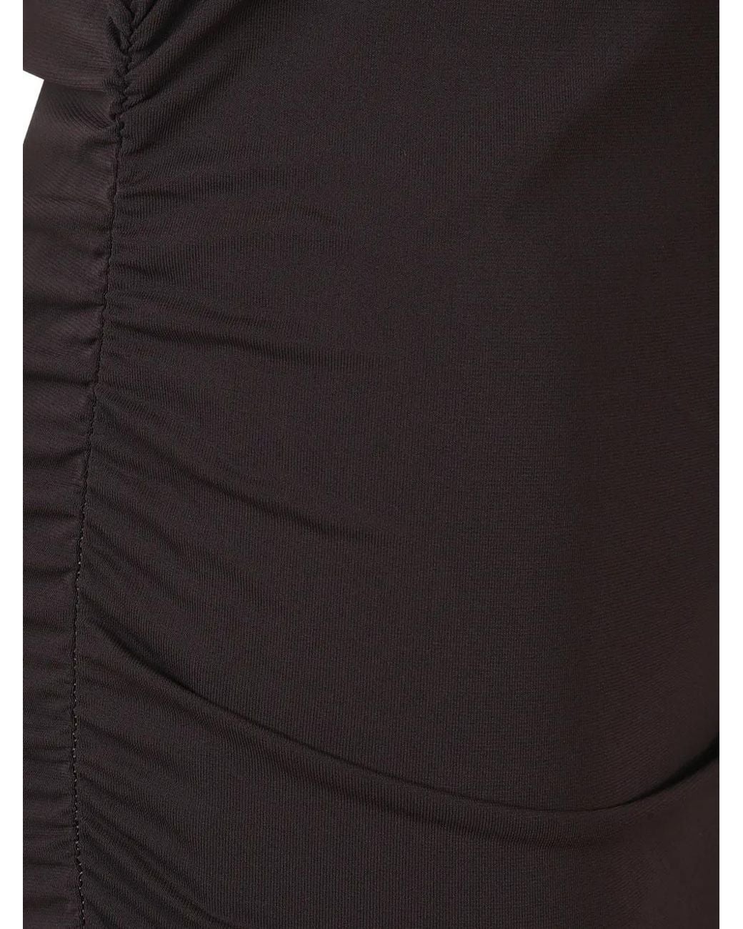 Pinko Black Ruffled Mini Dress