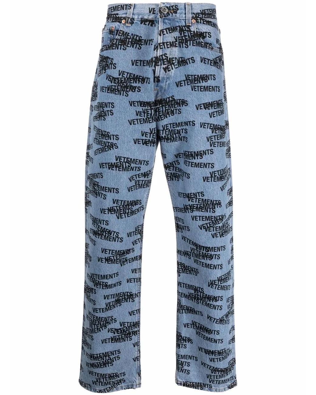 Vetements Jeans Blue for men