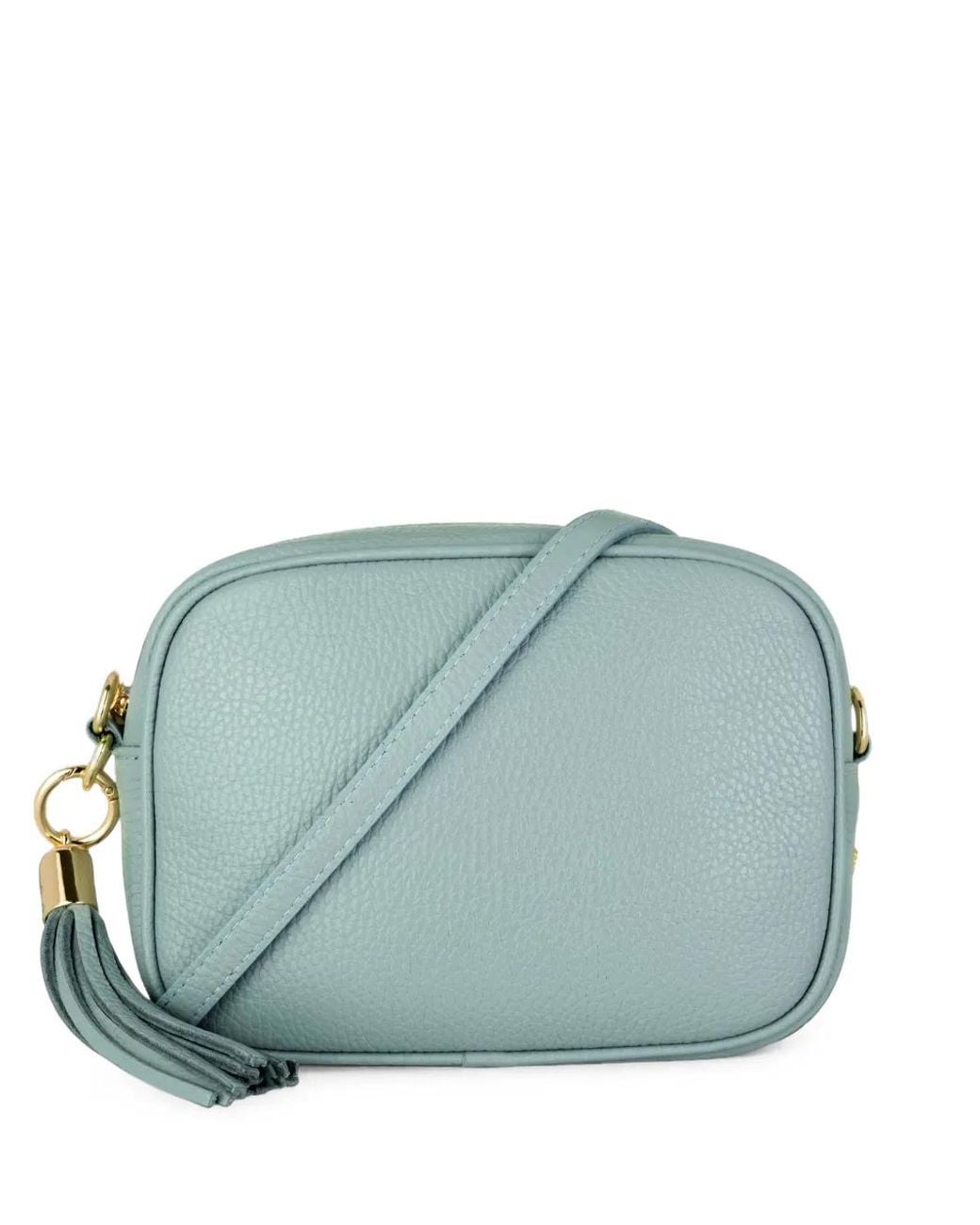 Apatchy London Blue The Tassel Leather Crossbody Bag