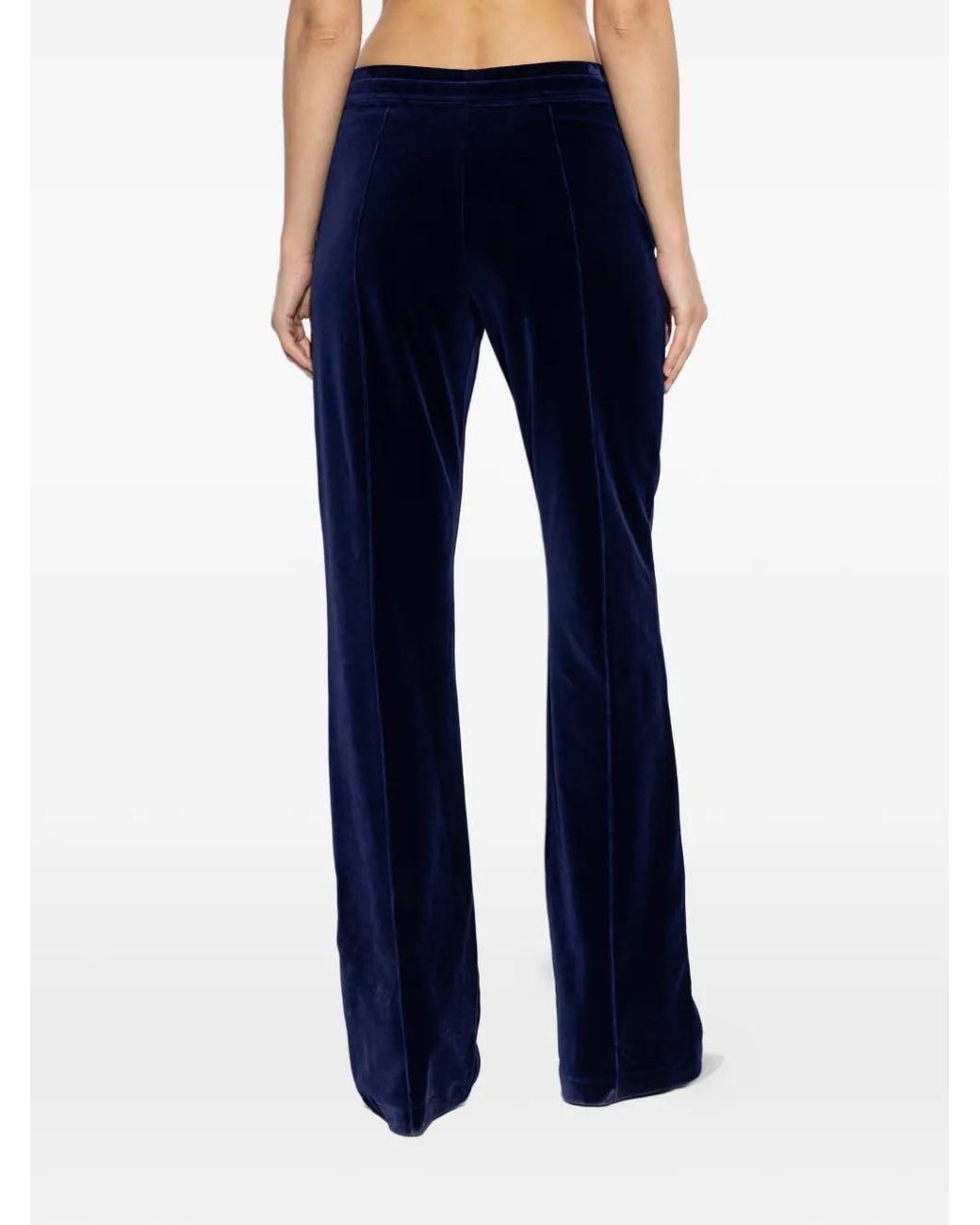 Tom Ford Blue Drawstring-Fastening Panelled Trousers