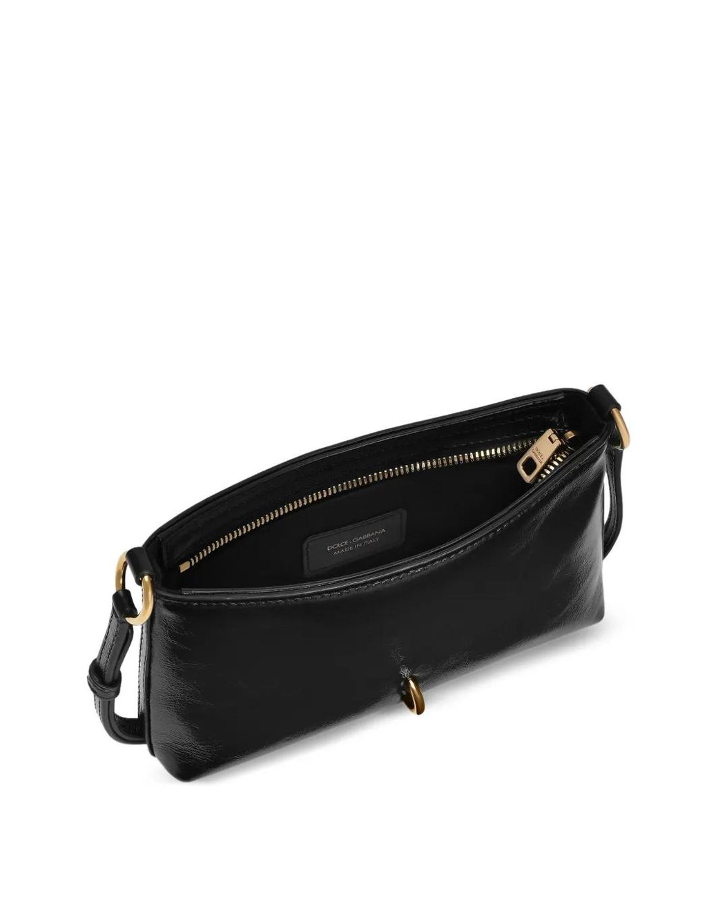 Dolce & Gabbana Black Lock Shoulder Bag
