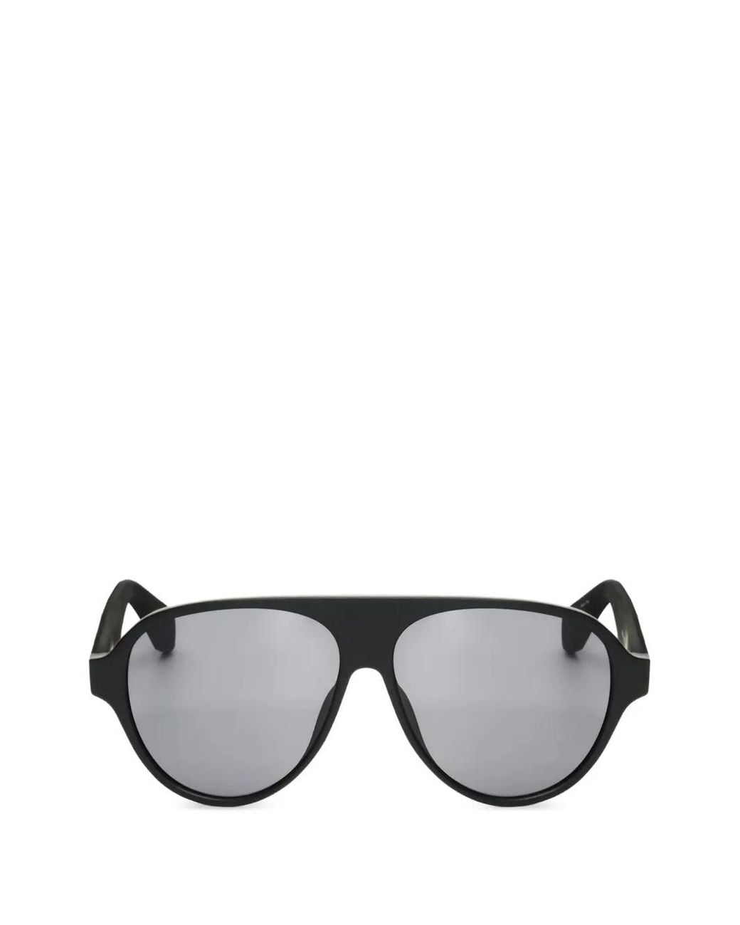 Adidas Black Pilot-Frame Logo-Print Sunglasses for men
