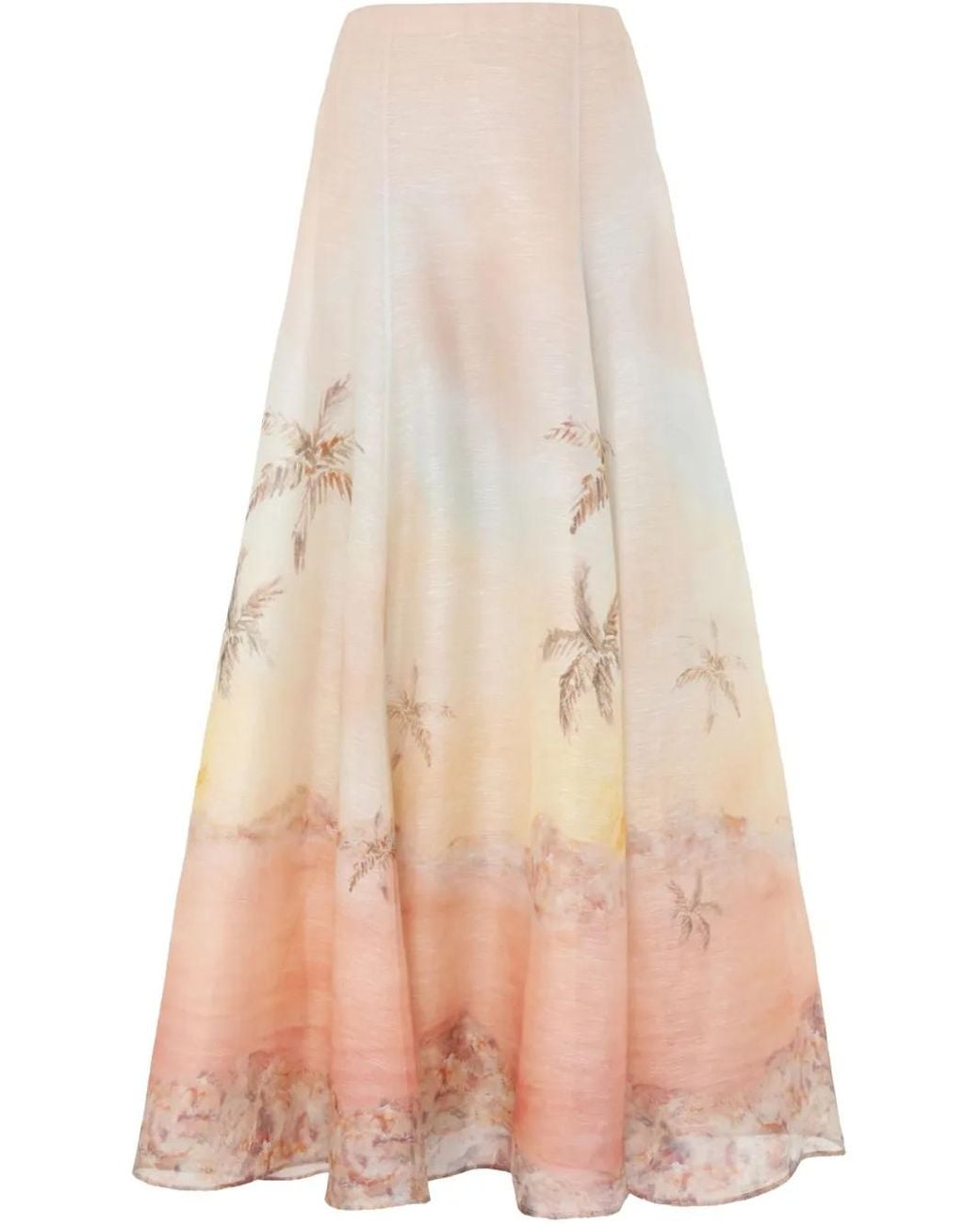 Zimmermann Natural Illuminate Maxi Skirt