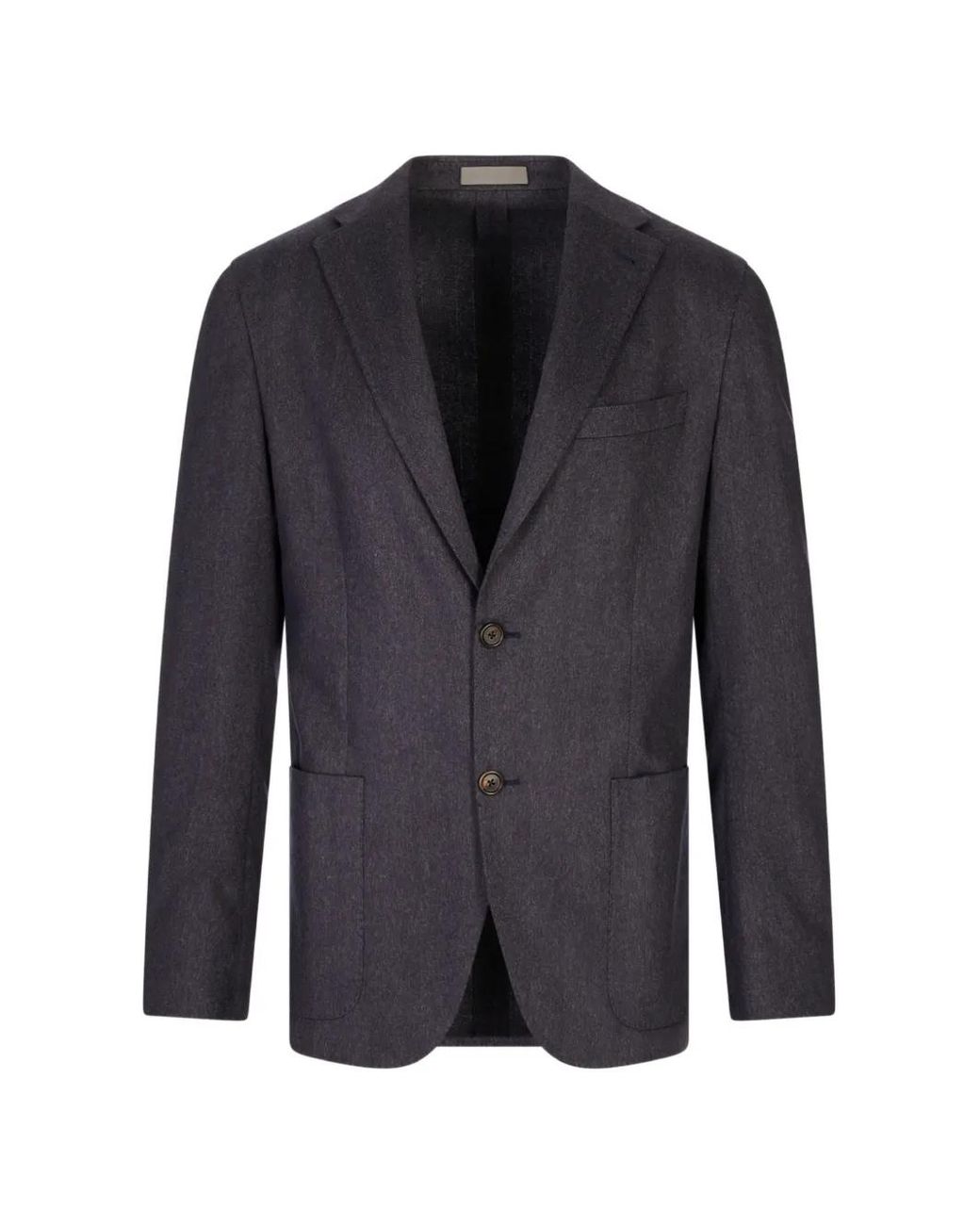 Corneliani Blue Blazer À Motif De Chevrons for men