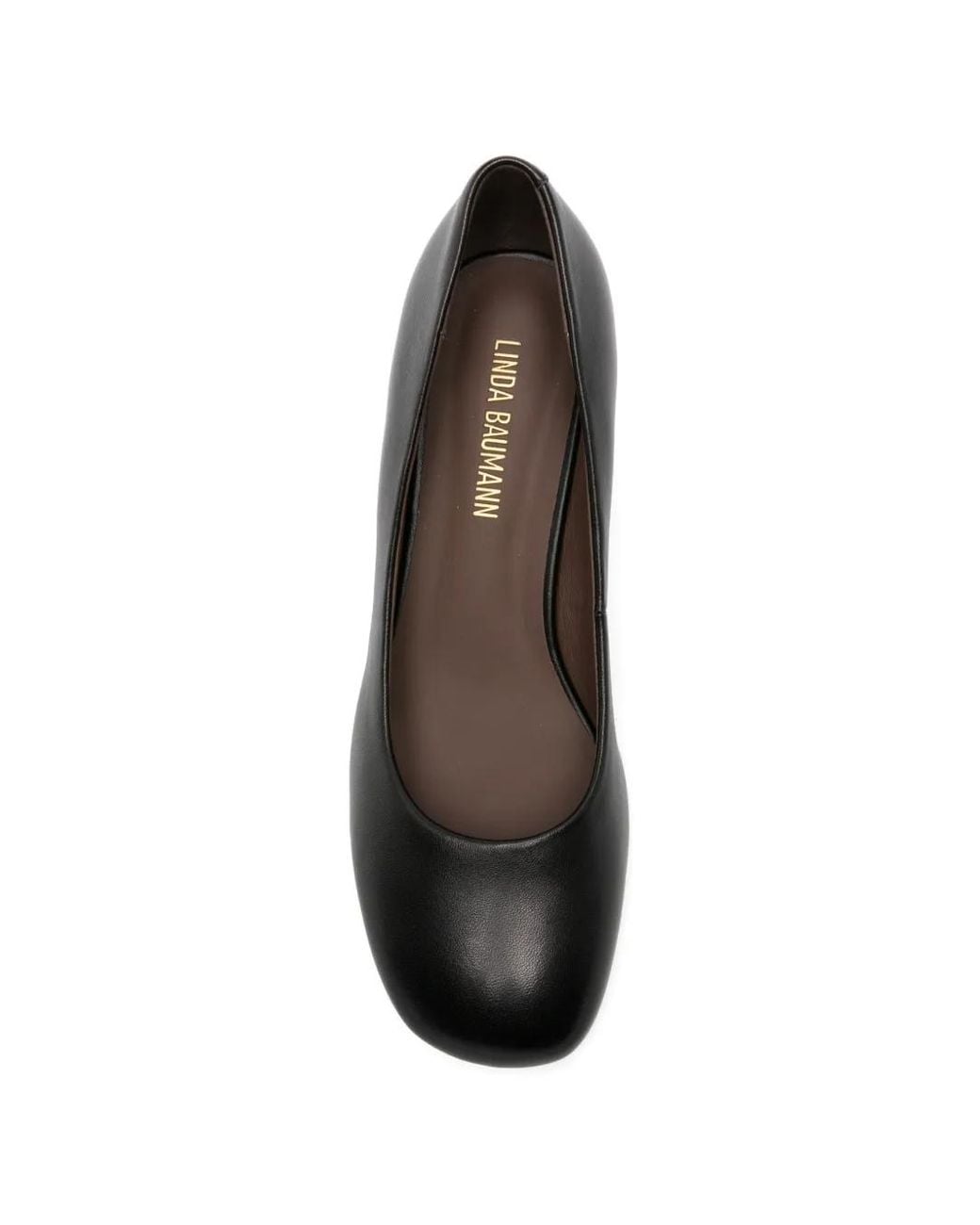 Linda Baumann Black Block-Heel Pumps