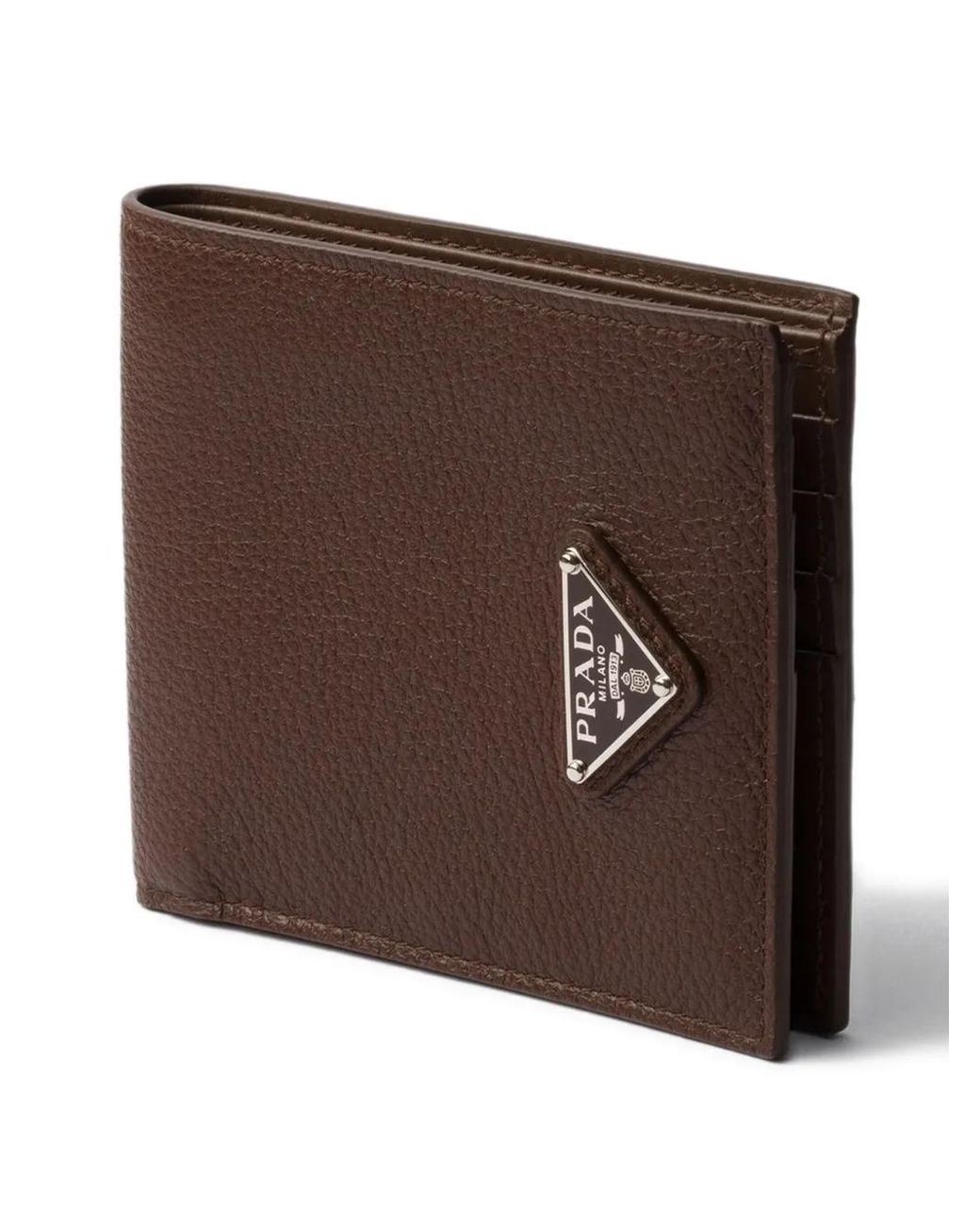 Prada Kartenetui Mit Logo-Schild in Brown für Herren