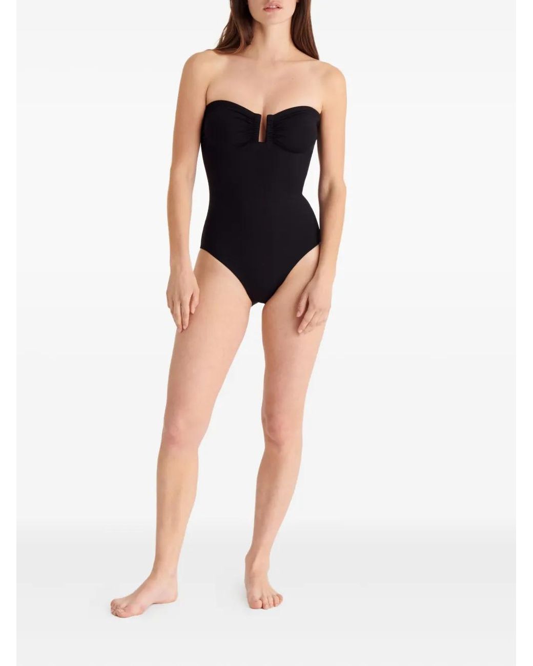 Eres Black Strapless Cassiopée Swimsuit