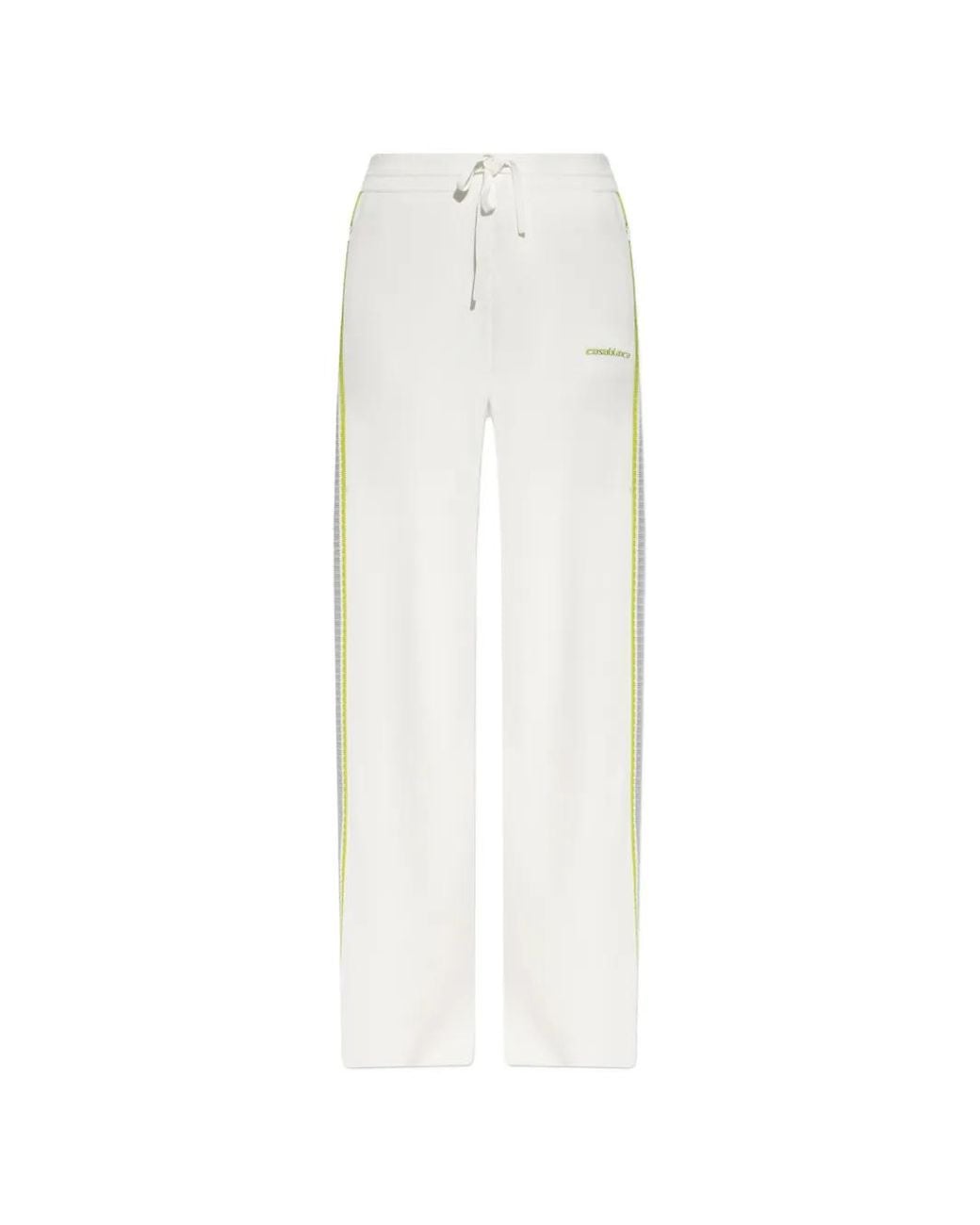 Casablanca White Drawstring-Fastening Track Pants