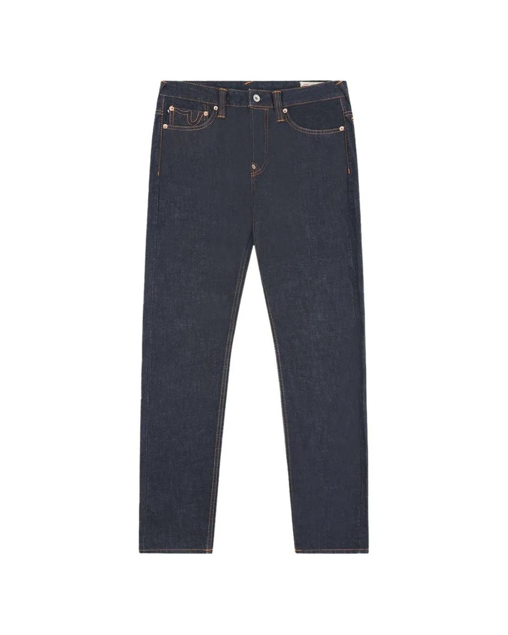 Evisu Blue Seagull-Print Jeans for men