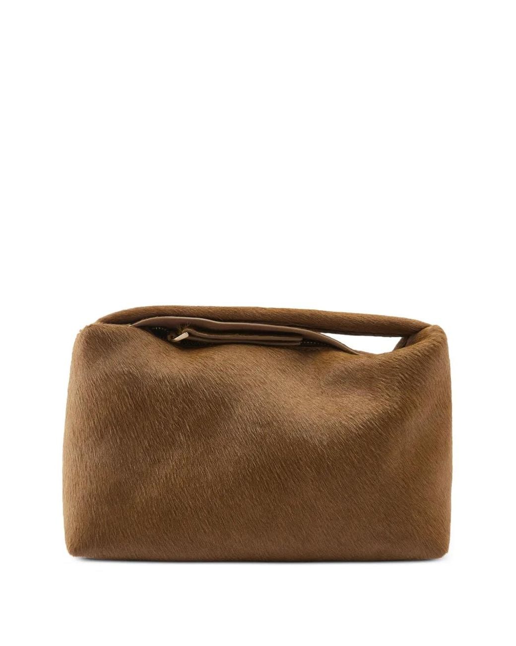 JNBY Brown Pochette Pony En Cuir