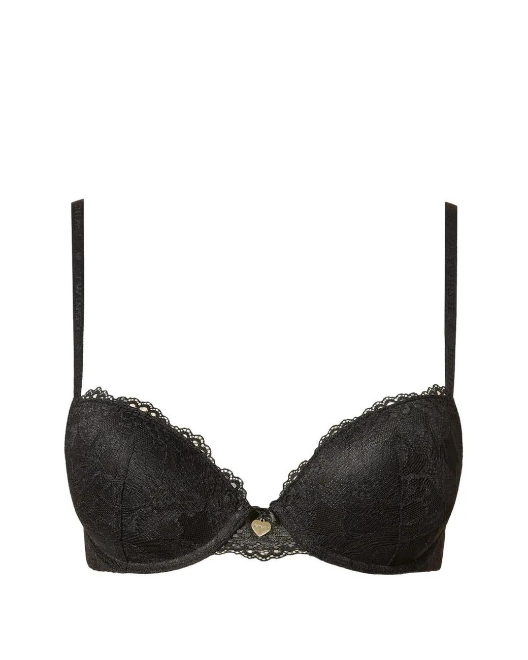 Twinset Black Soutien-Gorge Orné De Dentelle