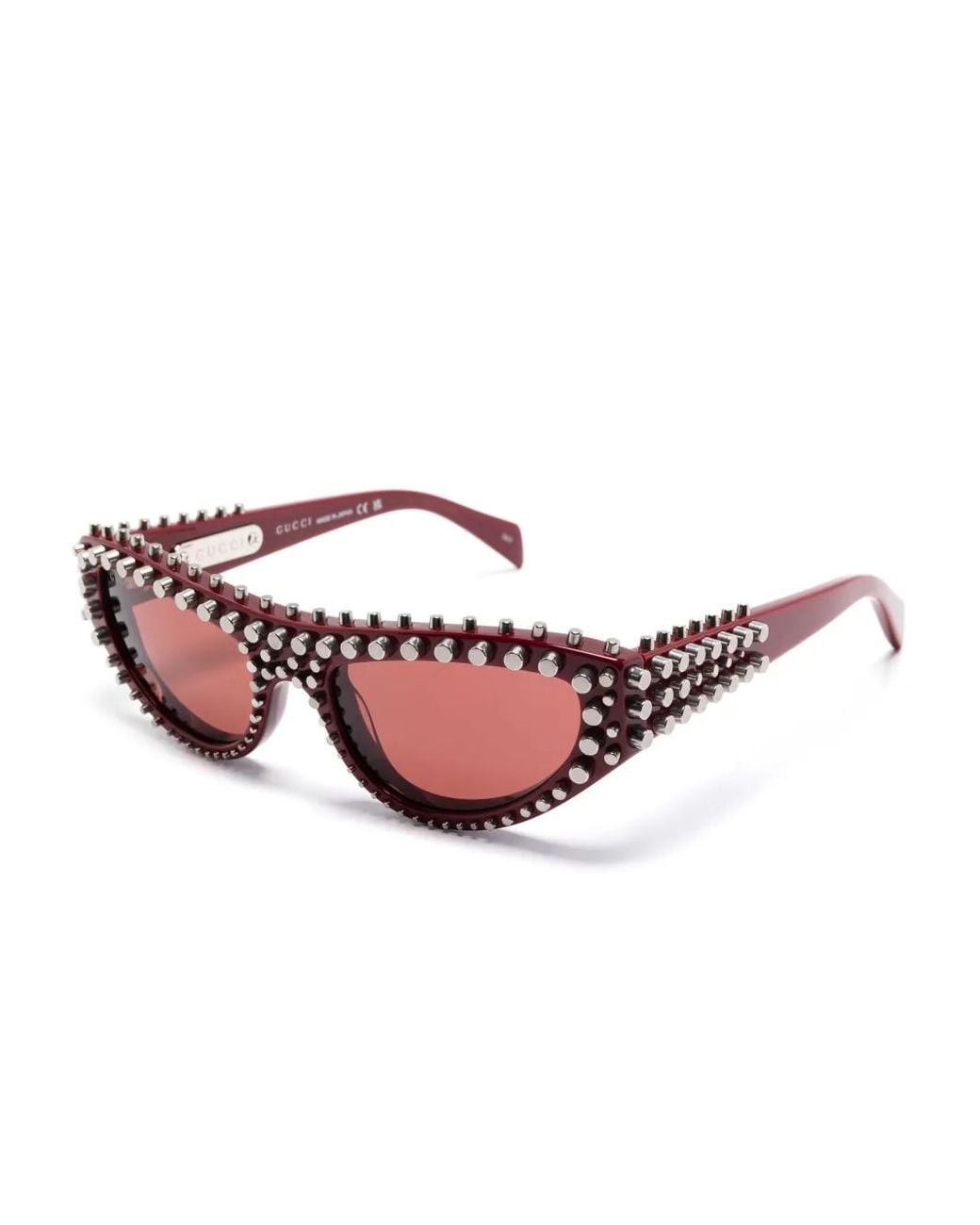 Gucci Pink Cat-Eye-Frame Sunglasses