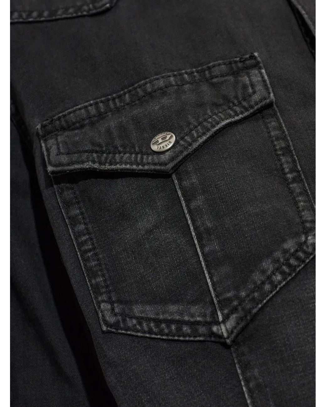 DIESEL Black Western Shirt