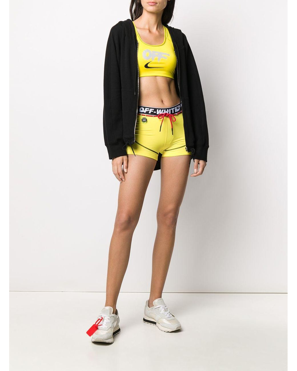 NIKE X OFF-WHITE Nrg Ru Pro Shorts in Yellow | Lyst