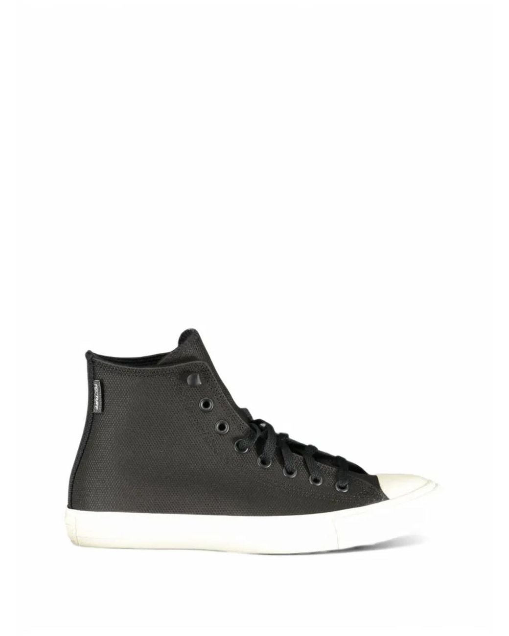 Converse Black High-Top Leather Sneakers for men