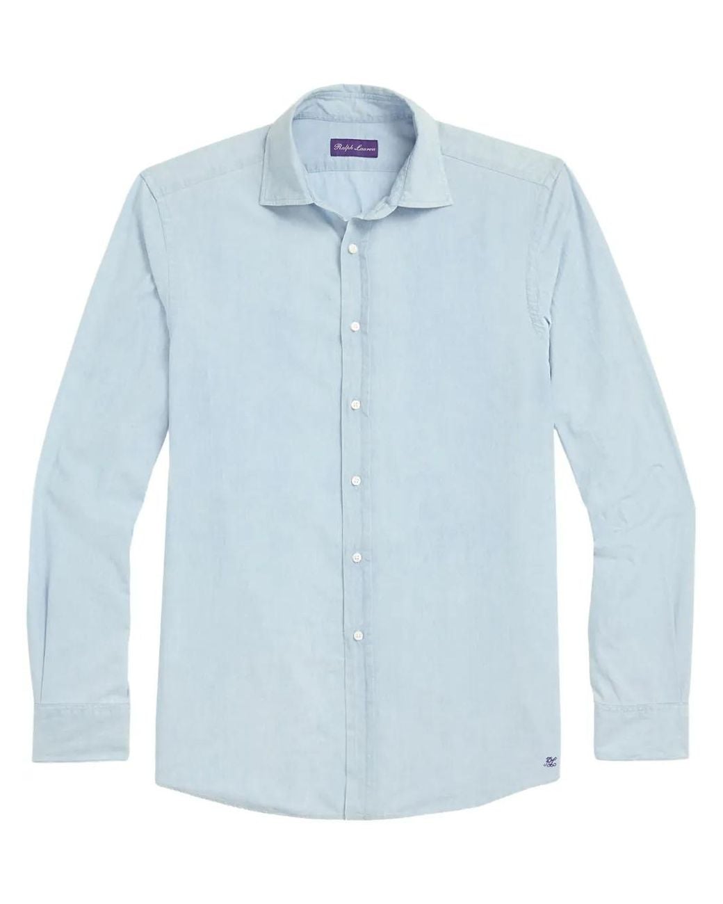 Ralph Lauren Logo-Embroidered Shirt in Blue for Men | Lyst