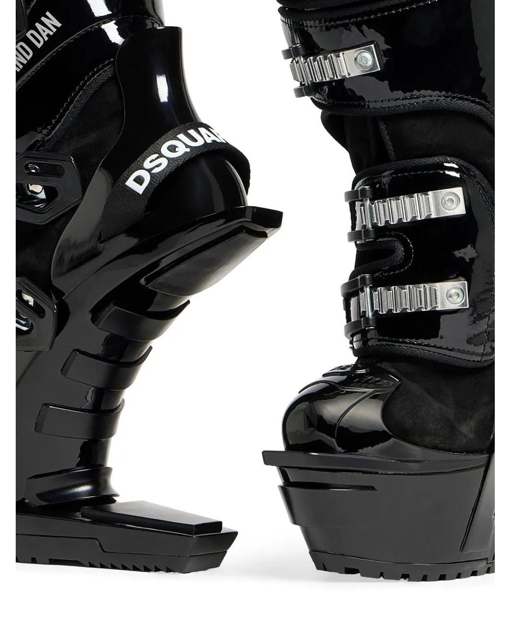 DSquared² Black She Do Buckle-Fastening Boots
