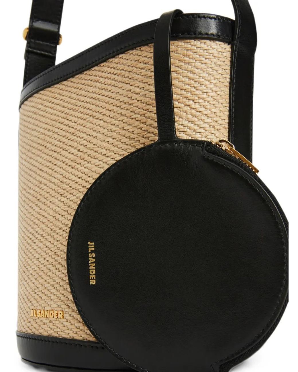 Jil Sander White Cannolo Bucket Bag