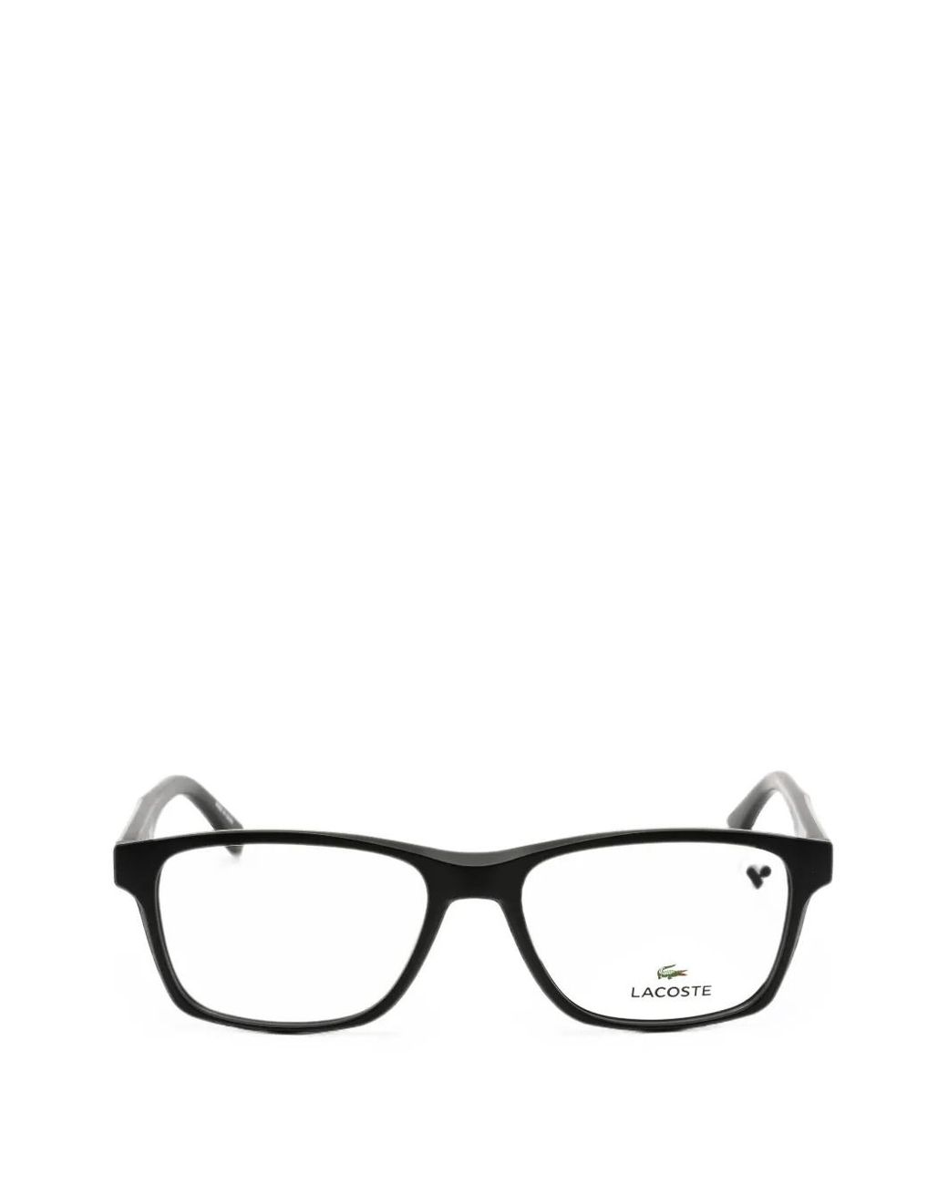 Lacoste Brille Mit Eckigem Gestell in Black für Herren