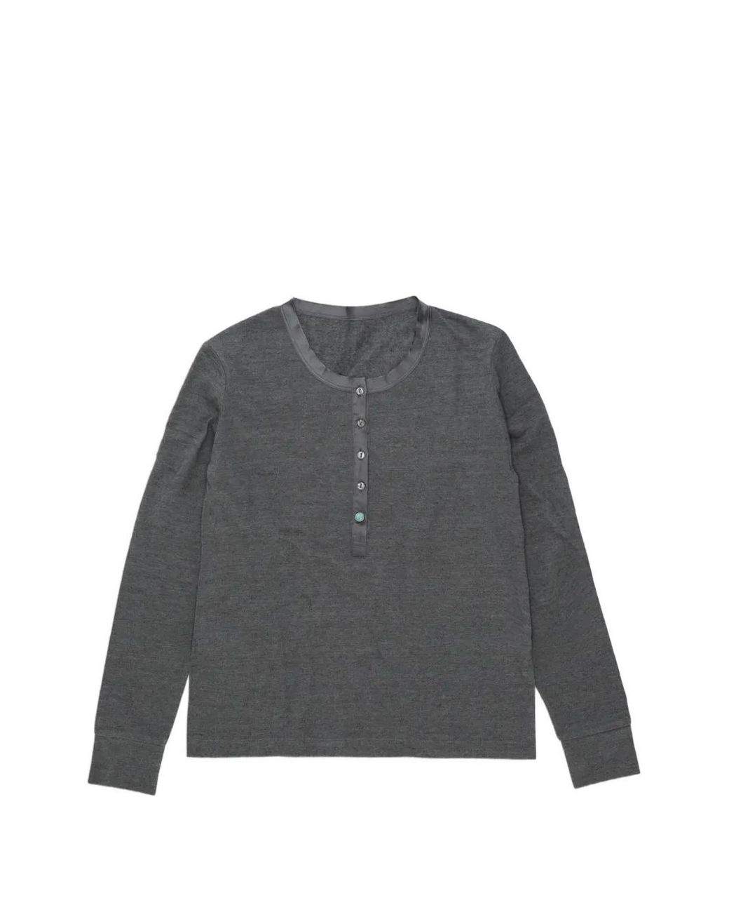 Fortela Gray Coralie Silk-Edged T-Shirt