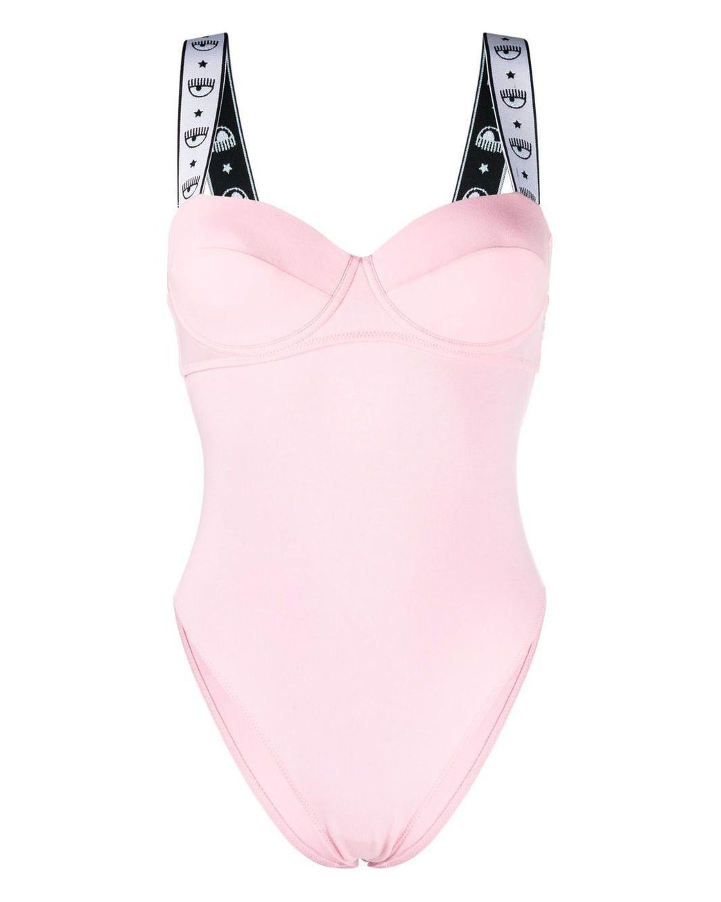 Chiara Ferragni Eye Star-strap Bodysuit in Pink | Lyst