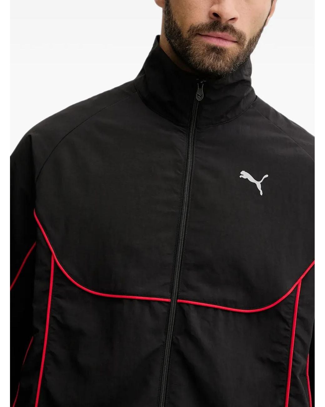 PUMA Black Tech-X Jacket for men
