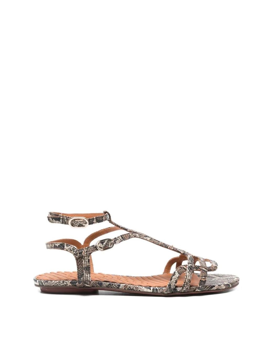Chie Mihara White Yael Strappy Sandals