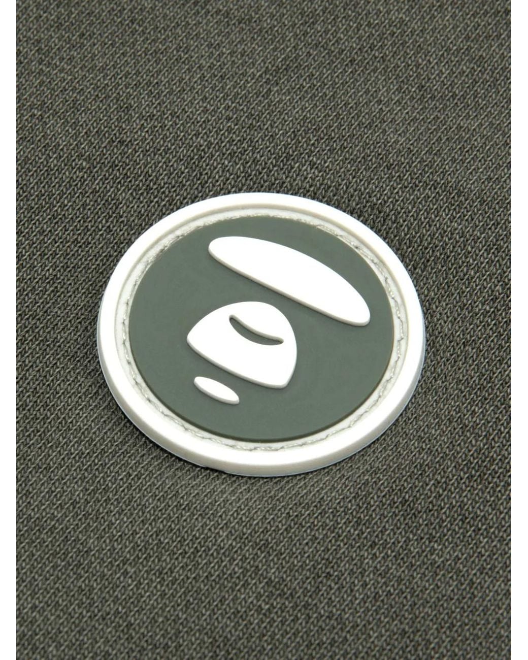 Aape By A Bathing Ape Green Logo-Patch Crew-Neck Sweatshirt for men