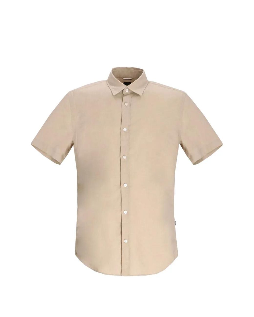 Boss Natural Short-Sleeve Shirt for men