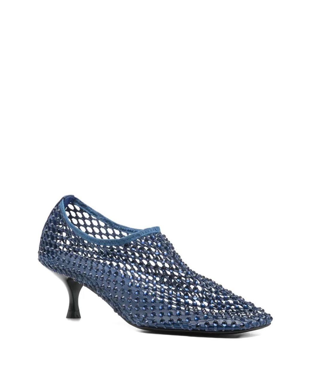 strategia shoes Embellished Woven Pumps in Blue | Lyst