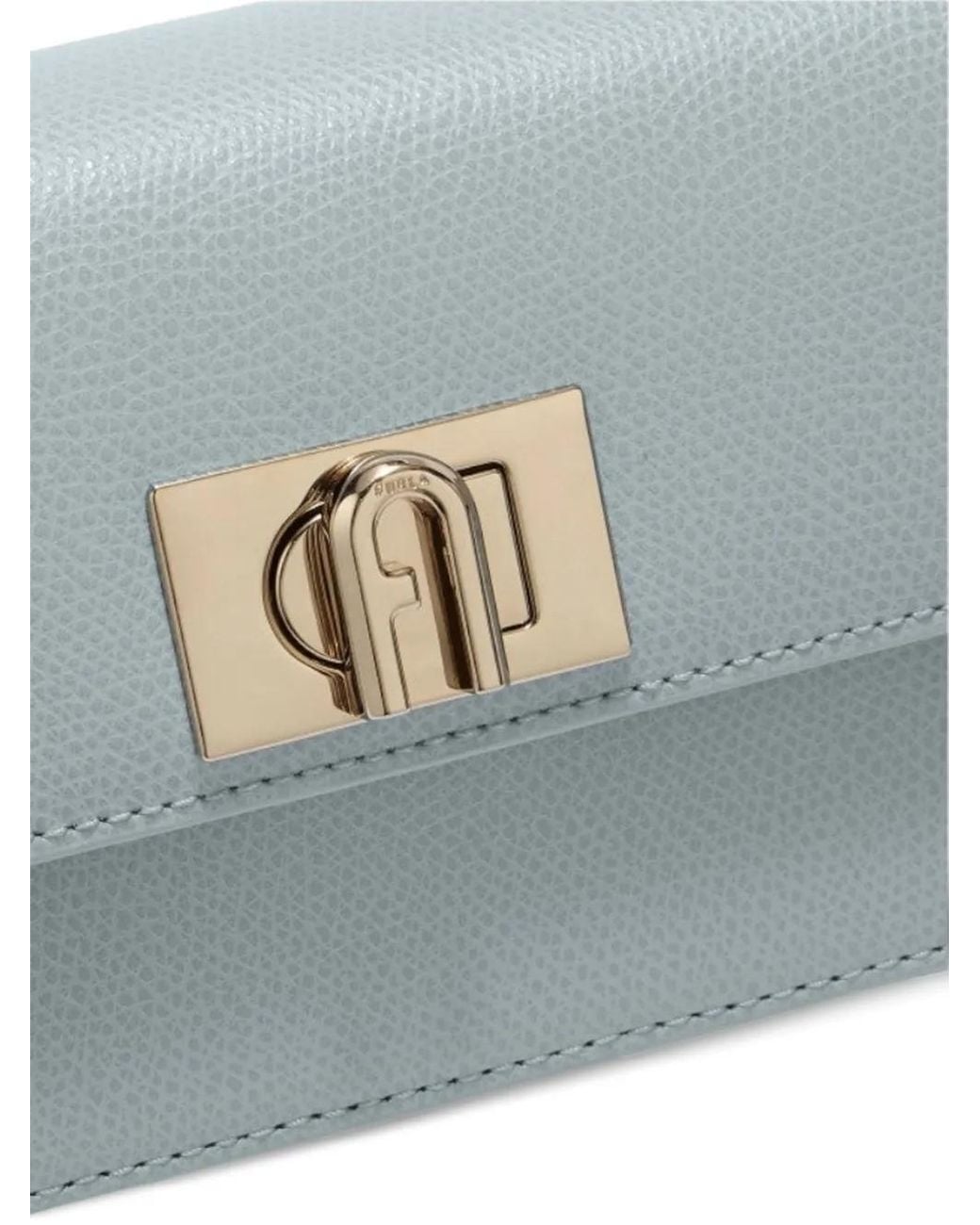 Furla Blue 1927 Chain-Link Crossbody Bag