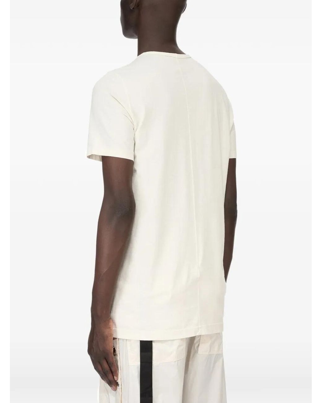 Rick Owens White Temple Level T-Shirt for men
