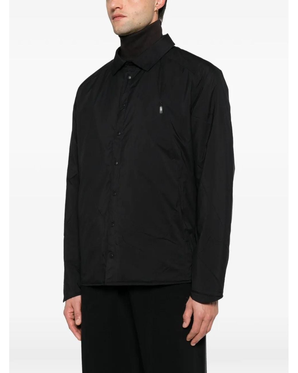 MACRON Black Logo-Patch Jacket for men